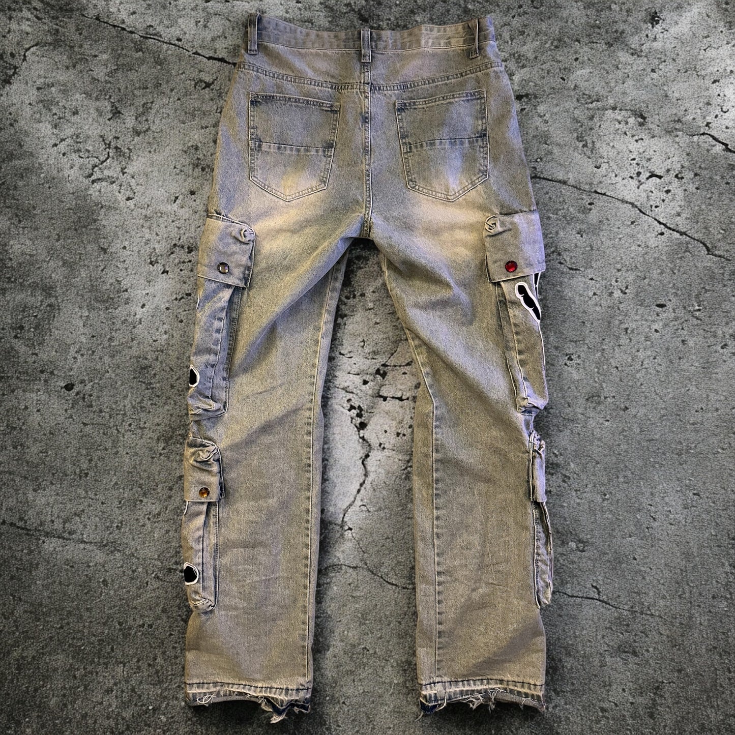 Amor Baggy Denim Cargo